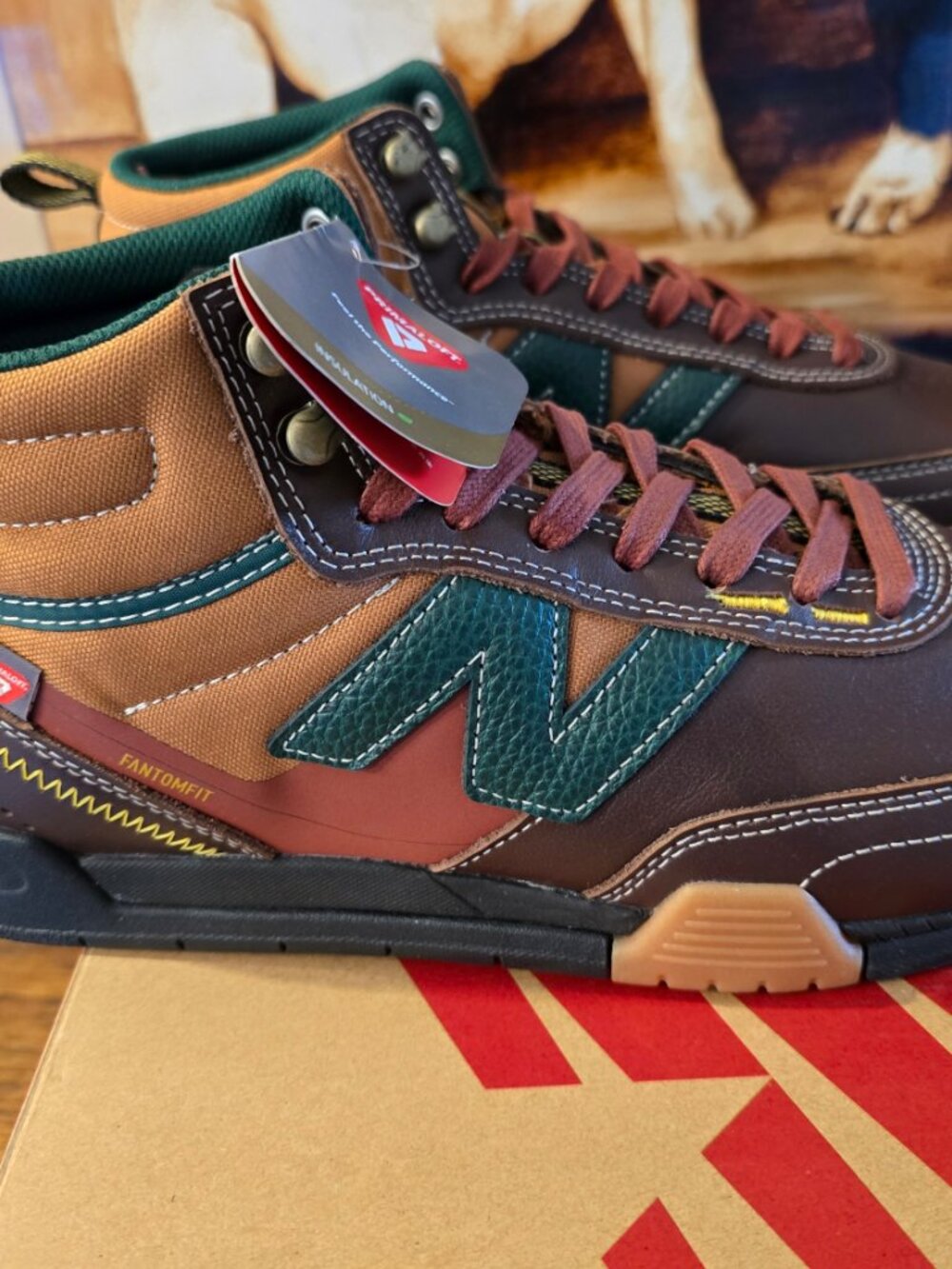 Nb Numeric 440 V2 Trail High Brown / Green NM440TBG Shoes Sneakers Mens Sz 10.5 - Picture 2 of 14